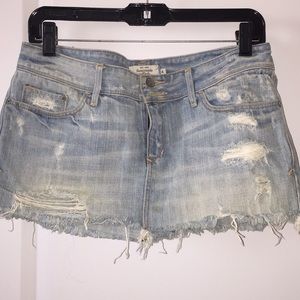 Denim skirt by Abercrombie size 4